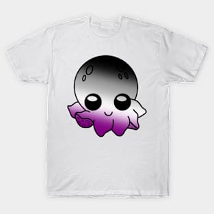 Asexual Pride Octopus Gradient Flag T-Shirt